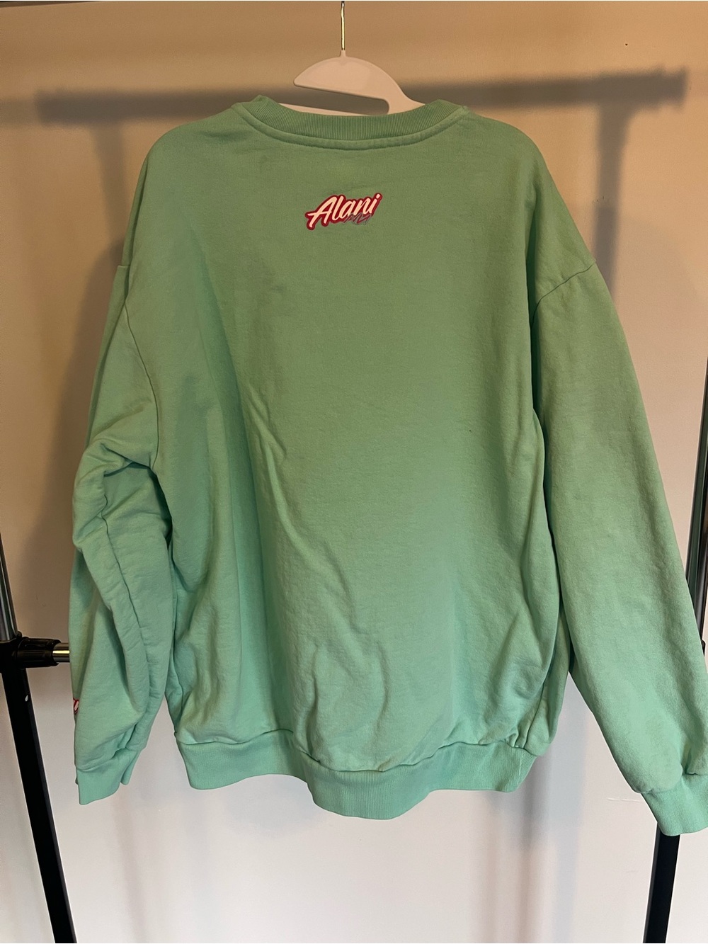 Limited Edition Alani Nu Cherry Twist Mint Green Sweatshirt - Picture 2 of 3